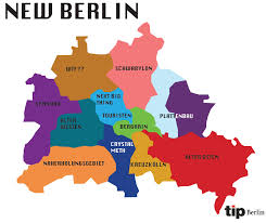 New Berlin Map Update Zu Den Bezirken Der Hauptstadt Berlin Karte Deutsche Einheit Tag Der Deutschen Einheit