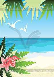 Download the free graphic resources in the form of png, eps. Bright Sunny Beach Vector Clipart