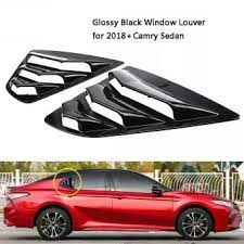 Maybe you would like to learn more about one of these? Fit For 2018 2020 Toyota Camry Sedan Rear Side Window Louver Sun Shade Covers Gloss Black Buy Online At Best Prices In Pakistan Daraz Pk