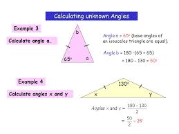 Scalene triangle(1) height:h=b⋅sinc=c⋅sinb(2) angle:b=sin−1hc ,c=sin−1hb(3) side:c=√a2+b2−2ab⋅cosc(4) area:s=12ah=12ab⋅sinc=12a2sinbsincsin(b+c)=√s(s−a)(s−b)(s−c)s=a+b+c2scalene triangle(1) height:h=b⋅sin⁡c=c⋅sin⁡b(2) angle:b=sin−1⁡hc ,c=sin−1⁡hb(3) side:c=a2+b2−2ab⋅cos⁡c(4) area:s=12ah=12ab⋅sin⁡c=12a2sin⁡bsin⁡csin⁡(b+c)=s(s−a)(s−b)(s−c)s=a+b+c2. Angles In Triangles Types Of Triangles Isosceles Triangle Ppt Video Online Download