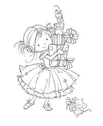 Download printable happy bernie and marina coloring page Marina Fedotova Advocate Art Digi Stamps Digital Stamps Coloring Books