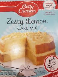 Just add a few simple ingredients as directed and pop in the oven for a sweet treat any time of day. Zesty Lemon Cake Mix Betty Crocker
