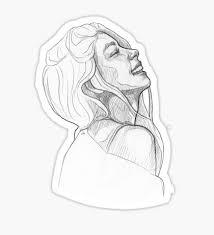 Black And White Profile Pictures Drawing Madliart Shop Redbubble Smile Drawing Girl Drawing Sketches Happy Face Drawing