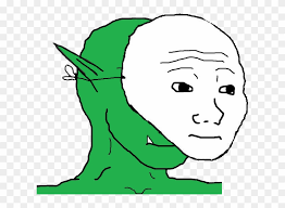 Wojak small brain meme inlet is an internet slang term primarily used as a pejorative on 4chan when. Just Made Some Wojak Mask React Pics For Use On People Goblin Wojak Clipart 6005025 Pikpng