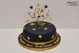We're bursting with unique 60th birthday gifts for him. Black And Gold Birthday Cake Black And Gold Birthday Cake Gold Birthday Cake Birthday Cakes For Men