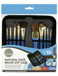 The high quality case safely keeps the brushes together. Daler Rowney Brushes 1 49 Dealsan