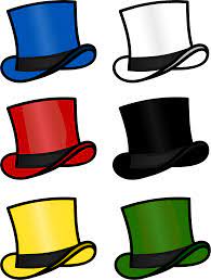 Six Thinking Hats By Cschreuders 6 Thinking Hats Based On Edward De Bono Variation On Top Hat By Bonzo Htt Six Thinking Hats Hats Visible Thinking Routines