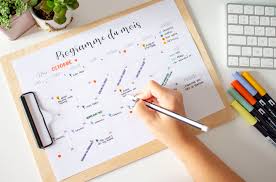 Animées et des démonstrations pratiques. Planners A Imprimer Pour S Organiser Au Quotidien Gratuit