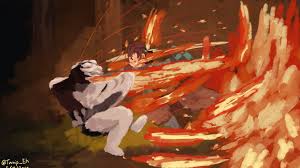 Batman fortnite is part of games collection and its available for desktop laptop pc and mobile screen. Demon Slayer Rui Tanjiro Kamado On Fire War 4k Hd Anime Wallpapers Hd Wallpapers Id 40594