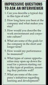 Impressive Questions To Ask The Interviewer Job Interview Tips Job Interview Questions Interview Advice