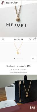 Mejuri Starburst White Saphire Vermeil Necklace Starburst Necklace Womens Jewelry Necklace Necklace #earrings #rings #necklaces #star #jewelry #bracelet #engagement #aesthetic #pearl #store #lotus #hoops #branding #signet #travel case.