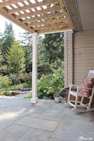 Diy Front Porch Pergola Add Curb Appeal To A Flat Front Farmhouse On A Budget Lehman Lane Front Porch Pergola Pergola Patio Pergola Plans
