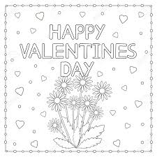 You can print or color them online at 1024x728 heart coloring pages free unsurpassed cute coloring pages for your. Happy Valentine Day Card With Flowers And Hearts Coloring Page Vector Illustration Pages Of For Him To My Boyfriend Husband I Love You Funny Oguchionyewu