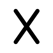 Letter x - Free education icons