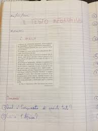 Quaderno Di Italiano Classe 3 Il Testo Informativo Blog Di Maestra Mile