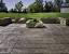 Backyard Concrete Patio With Fire Pit