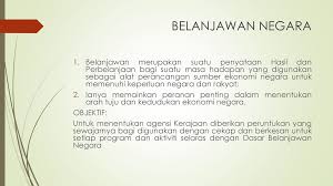Membela rakyat dan mensejahterakan negara pusat pengajian diploma. Belanjawan Konsep Belanjawan Bagi Sektor Pendidikan Jenis Belanjawan Ppt Download