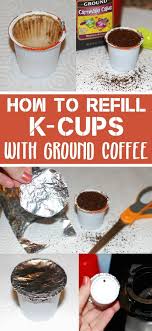How To Refill K Cups With Your Own Ground Coffee Diy Coffeetime Coffee Recipes Coffee Grounds Coffee Cake