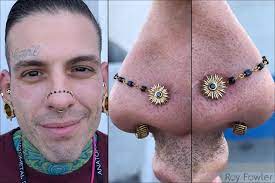 Nostrils By Roy Fowler Double Nostril Piercing Nose Jewelry Body Piercing Jewelry