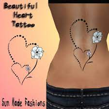 Heart tattoos are a beautiful way to remember loved ones, savor a memory of a past romance or signify a time of brokenness. Second Life Marketplace Beautiful Heart Tattoo Copy Only