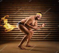 Man farting fire Stock Photo by ©Nomadsoul1 60340227