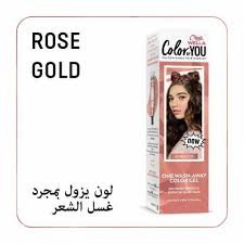 Instead, it simply coats the surface of the hair. Buy Wella Color By You One Wash Away Color Gel Rose Gold Online Shop Beauty Personal Care On Carrefour Uae