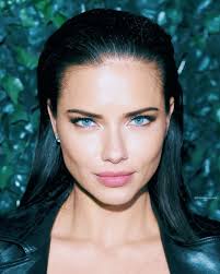 Adriana lima is sitting on the couch in the back room of the sunset tower, partly hidden from view. Black Hair Blue Eyes Secret Of Charming Beauty Ownhairstyles