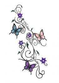 23 Trendy Tattoo Leg Butterfly Deviantart In 2020 Vine Tattoos Tattoos With Kids Names Grandchildren Tattoos