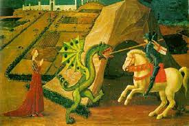 ¿quién no ha escuchado nunca algo de san jorge y el dragón? La Leyenda San Jorge Y El Dragon Turismo Huesca La Magia