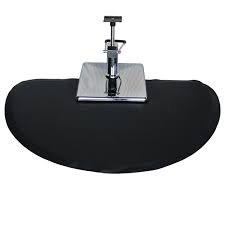 Made with the highest quality polyurethane, this mat is the newest in our line of mats for chairs with square bases. Round Salon Floor Mat For Square Base