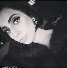 Lady gaga has confirmed our previous suspicions that the brown, slightly greasy hair she's worn on multiple occasions is, in fact, her own. Lady Gaga Shows Off New Bob Haircut Again As She Steps Out In Fur Coat Daily Mail Online