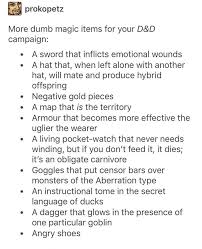 Really Cool Dnd Items Dnd Funny Dungeons And Dragons Dungeons And Dragons Memes
