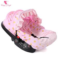 Baby Car Seat Gold Dot Infant Car Seat Newborn Pink Cotton Fashion Cotton Car Seat Cover 6 Pcs Llot Who Baby Car Seats Newborn Carseat Baby Car Seats Newborn