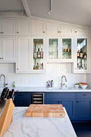 My Favorite Kitchens Of 2015 Blue Gray Kitchen Cabinets Home Kitchens Kitchen Design