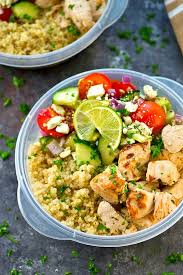 Aug 12, 2019 · healthy sandwich calorie count: Meal Prep Greek Chicken Quinoa Bowls