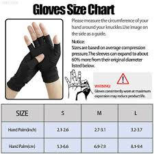 Copper Compression Gloves Arthritis Fit Carpal Tunnel Hand Wrist Brace Support H Ebay