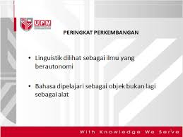 Tidak mempunyai definisi bahasa inggeris. Perkembangan Linguistik Ppt Download