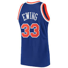 The latest new york knicks merchandise including the obi toppin knicks jersey is in stock at fansedge. Mitchell Ness Patrick Ewing New York Knicks 1996 1997 Hardwood Classics Throwback Authentic Jersey Royal Blue