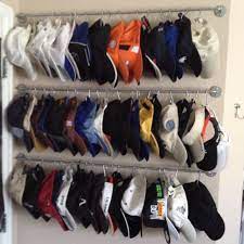 Pin By Marsha Gonzales On Projects Hat Organization Hat Storage Diy Hat Rack