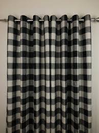 Black And Tan Buffalo Check Curtains Black And Tan Buffalo Check Curtains Buffalo Plaid Black Etsy In 2020 Buffalo Check Curtains Check Curtains Buffalo Plaid Bedroom