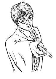 Anniversaire sur le thème d'harry potter : Dessin Harry Potter 21 Supers Dessins A Imprimer Gratuitement