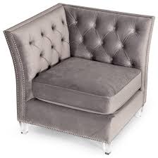 Divani Casa Ladue Transitional Corner Seater Contemporary Armchairs And Accent Chairs By Vig In 2020 Armchairs And Accent Chairs Contemporary Armchair Furniture