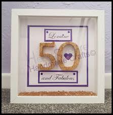 50th birthday gifts commemorate the half century mark with personalized 50th birthday gifts. Personalised Box Frame 50th Birthday Gift Personalised 50th Birthday Gift 50th Birthday Box Frame Gift For Her Gift For Mum Or Gran Box Frames Personalized Birthday Gifts Mom Birthday Crafts