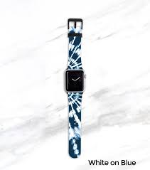 Since the original apple watch the clasp and mechanism for adding and replacing straps has remained the same. Tie Dye Print Band For Apple Watch 40mm 38mm 42mm 44mm Women Etsy