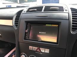 Sony Xavx200 Double Din Headunit Installed In Mercedes Slk R171 2006 Installation Head Unit Car Radio