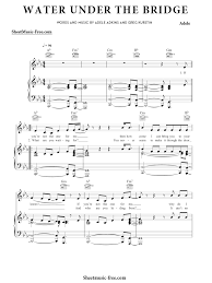 We did not find results for: Water Under The Bridge Sheet Music Adele Sheetmusic Free Com