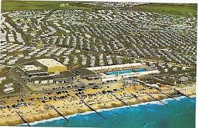 Vintage Old P C Cars Caravans West Sands Leisure Centre Selsey From Air 1960 S Norfolk England Norfolk England Leisure Norfolk