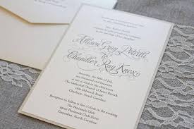 Ivory Wedding Invitations Gold Formal Wedding Ceremony Invitations Simple Wedding Invitations Allison Chandler Jessica Simple Wedding Invitations Wedding Invitations Romantic Wedding Ceremony Invitations