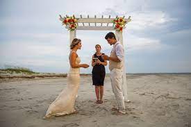 Arch At Beach Wedding On Isle Of Palms By Reynolds Treasures Treasure Wedding Summer Beach Wedding Beach Theme Wedding