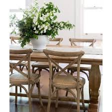 P Span Our Oak Cross Back Chairs Feature Timeless French Cross Back Dining Chairs French Farmhouse Dining Table French Farmhouse Table